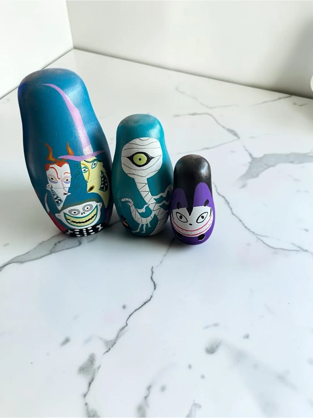 Walt Disney Gallery Nightmare Before Christmas Nesting Dolls Ltd Ed 2500